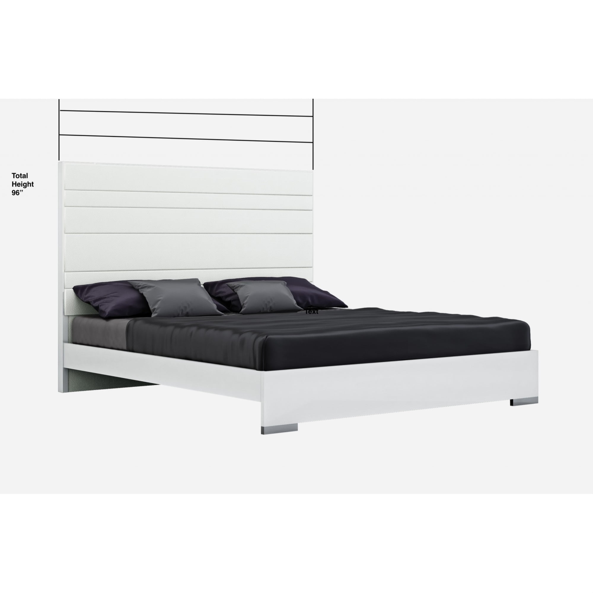 76 X 80 54 White Stainless Steel, 54 X 80 Bed Frame