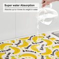 thumbnail image 5 of Xecao Banana Fruit Patten Drying Mat,Dish Drying Mats for Kitchen Counter,Super Absorbent Dish Drying Pads 18×24 Inch, 5 of 7
