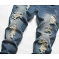 thumbnail image 5 of ZANKLEY Boy's Skinny Fit Ripped Slim Jeans (5), 5 of 10