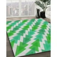 thumbnail image 3 of Ahgly Company Machine Washable Indoor Rectangle Transitional Dragon Green Area Rugs, 7' x 9', 3 of 7