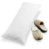 36" Memory Foam Body Pillow and Memory Foam Slipper Set