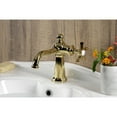 thumbnail image 2 of Kingston Brass KS3542NX Hamilton One-Handle Single-Hole Bathroom Faucet with Push Pop-Up Drain, Polished Brass, 2 of 7