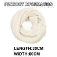 thumbnail image 2 of Chunky Scarf Women's Winter Knit Infinity Scarf Fashion Thick Warm Circle Loop Scarves Soft Fall Winter Thick Warm Women, 2 of 5