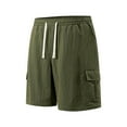 thumbnail image 2 of Dxzfnsa Men's Cargo Hiking Shorts Stretch Quick Dry Lightweight Work Shorts Pockets for Camping Travel M-4XL, 2 of 8