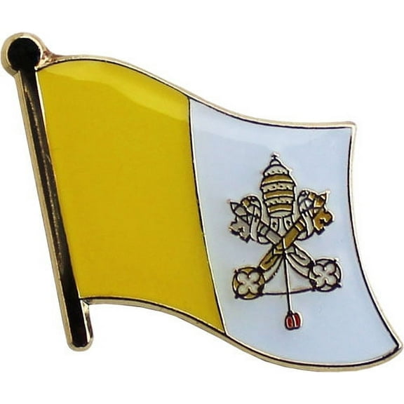 Vatican (Papal) Flag Lapel Pin