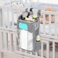 thumbnail image 3 of Diaper Stacker Hanging Diaper Storage Bags Nursery Organizer For Changing Table Crib Or Wall Baby, 3 of 3