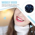 thumbnail image 4 of Boucle d'Oreille Stud Finition Lisse Surface Femmes Fournit Résine Forme Ronde Multicolore Bijoux Accessoires Universels Parti Raccords Cristal Perle Type 19, 4 of 7