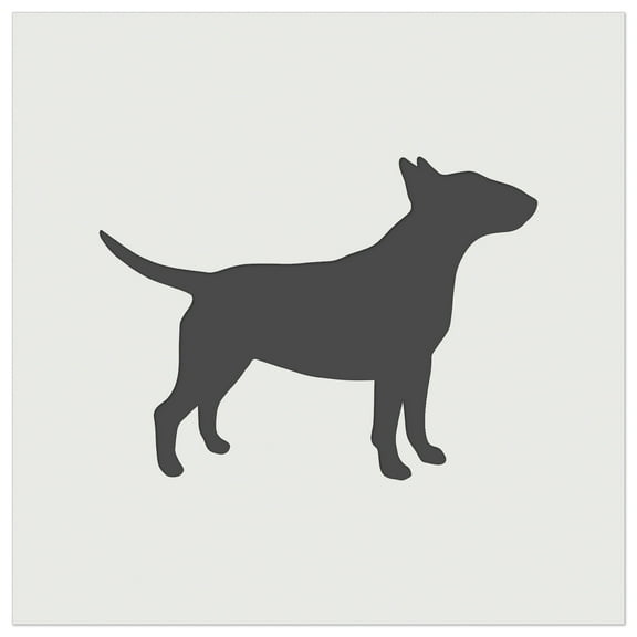 Bull Terrier Dog Solid DIY Cookie Wall Craft Stencil - 5.5 Inch