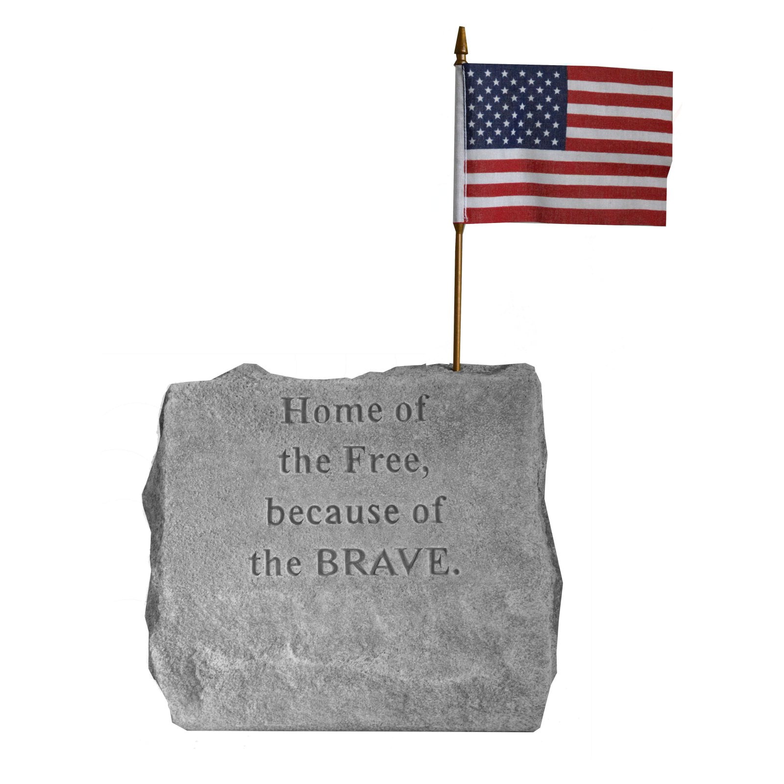 Kay Berry Home Of The Free Memorial Garden Stone - Walmart.com