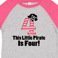 thumbnail image 4 of Inktastic Pirate 4th Birthday Party Boys or Girls Toddler T-Shirt, 4 of 5