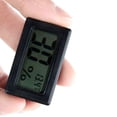 thumbnail image 3 of 5-Pack Black Digital Thermo-Hygrometer with Built-in Probe for Reptile Pets - Mini Wireless Temperature Humidity Monitor, LCD Display, Accurate Measurement (-50℃~60℃, 10%-99% RH) - Battery Not, 3 of 6