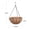 8 Inches, variant on 8/10/12-inch Coconut Fiber Plant Holder Metal Hanging Basket Round Wire Planter Pot for Home Garden Flowerpot Balcony Decoration