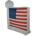 thumbnail image 4 of Northlight Lighted Inflatable Patriotic American Flag Outdoor Decoration - 5', 4 of 5
