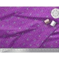 thumbnail image 3 of Soimoi Purple Cotton Duck Fabric Spiral & Dots Print Fabric by the Yard 42 Inch Wide, 3 of 3