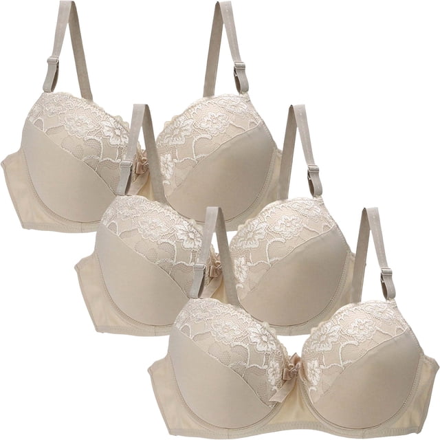 Women's Lace Bra Plus Size 34B-44E
