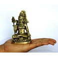 thumbnail image 2 of eSplanade Shiva Shiv Adiyogi Natraj Murti Idol Statue Sculpture | Pooja Idols - Home Decor | Brass - 5" Inches, 2 of 5