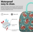 thumbnail image 3 of Lunch Bag Lunch Box for Women Reusable Insulated Lunch Cooler Bags,Large Capacity for Work Travel Picnic,Water-Resistant Pioneer Colorful Floral Lunch Tote Bag Gifts for Woman Mom Greenish-blue, 3 of 6