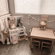 KidKraft Lets Cook Wooden Play Kitchen with Lights & Sounds and Pull-Down Faucet