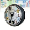 thumbnail image 2 of FRCOLOR Bathroom Clocks Waterproof Clock Suction Cup Clock Delicate Clock, 2 of 8