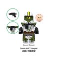 thumbnail image 3 of Conjunto de 23 Minifiguras de Bloques de Construcción, Temática Militar con Armadura Verde y Blanca, Juguete Coleccionable para Juego Creativo, 3 of 4