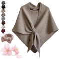 thumbnail image 1 of wonima44 Murou Fashion Shawl, Womens Solid Color Shawl With Loop Closure, Pashmina Triangle ShawlScarf Wraps Cardigan Cape, 1 of 1