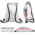 thumbnail image 6 of butterbeans cafe Drawstring Backpack Bag Party Favors Goodies Merch Gym Waterproof Swimming Beach Fans, 6 of 6