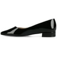 thumbnail image 3 of Journee Womens Carmin Slip On Low Block Heel Pointed Toe Dress Flats, Widths Available, 3 of 10