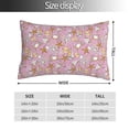thumbnail image 2 of Pofeuu Seafood Print Polyester Microfiber Plush Pillowcases, Super Soft and Cozy Pillow Case Covers with Envelop Closure（Pillow core not included）-16"x24", 2 of 6