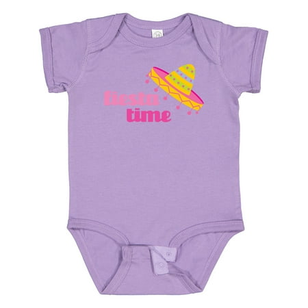 

Inktastic Fiesta Pink Sombrero Girls Baby Bodysuit