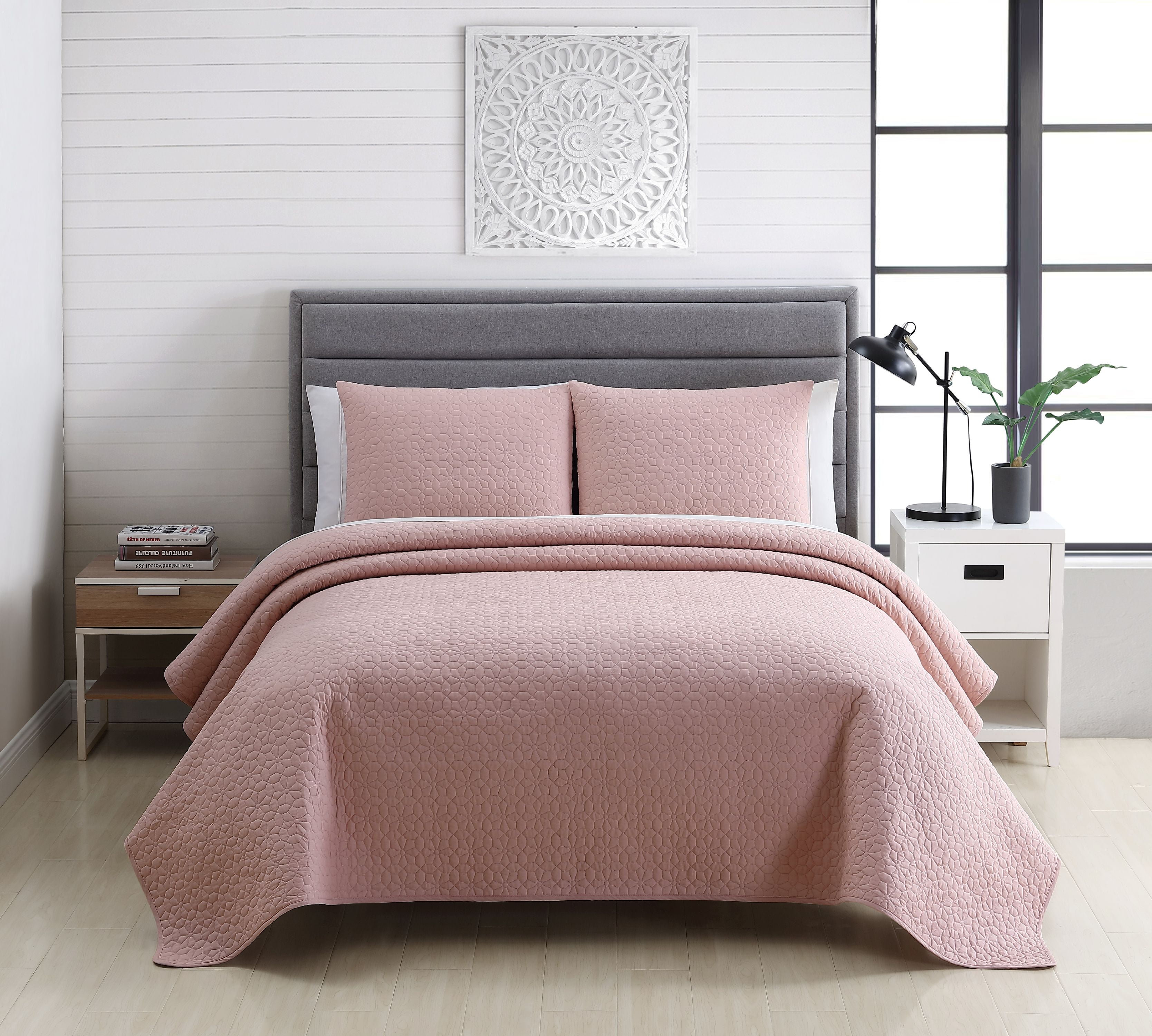 Better Homes & Gardens Arabesque 3 Piece Quilt Set, Full/Queen