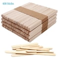 thumbnail image 4 of serony 400Pcs Colorful Wood Craft Sticks Wooden Popsicle Ice Cream Sticks for Hand DIY Craft, 4 of 6