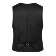 thumbnail image 2 of Chaleco de esmoquin formal de boda con un solo pecho para hombre, 2 of 2