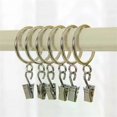 thumbnail image 5 of Silver Metal Curtain Ring On Rod For Hooks Curtain Clips Black Hanging Ring Curtain Stainless Steel Shower Curtain Rings CP055&2, 5 of 5