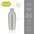 thumbnail image 4 of True Vacuum Stainless Steel Cocktail Shaker, Margarita Shaker, 25oz, Silver, 4 of 8