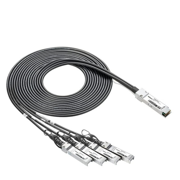 40G QSFP+ to 4xSFP+ Breakout DAC for Cisco QSFP-4SFP10G-CU1M - 40GBASE-CR4 Passive Direct Attach Copper Twinax QSFP to SFP Cable for Cisco Devices 1-Meter(3.3ft)