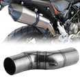 thumbnail image 4 of Tubo De Enlace De Escape Tubo Medio Para Benelli Tubo De Enlace Medio De Motocicleta Escape De Motocicleta Tubo De Enlace Medio Tubo De Acero Inoxidable Apto Para Benelli TRK 502X, 4 of 8