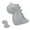 Gray, variant on AOOOWER Animals Toothbrush Cover Silicone Dustproof Case for Kids Electric Toothbrush