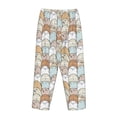 thumbnail image 5 of Goofa Lovely Bear Printed Soft Pajama Pants for Women, Wide Leg Comfy Casual Lounge Yoga Pants-Small, 5 of 9