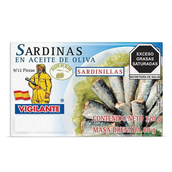 Sardinillas Vigilante en aceite de oliva 120 g