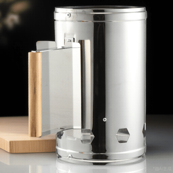 UPOUART Grill Starter Chimney Starter Stainless Steel Assorted Color Prevent Heat Transfer 1Pcs