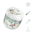 thumbnail image 2 of Caja de ortodoncia jinwen organizador ortopédicos para dentadura postiza nocturna Redondo Blanco, 2 of 8