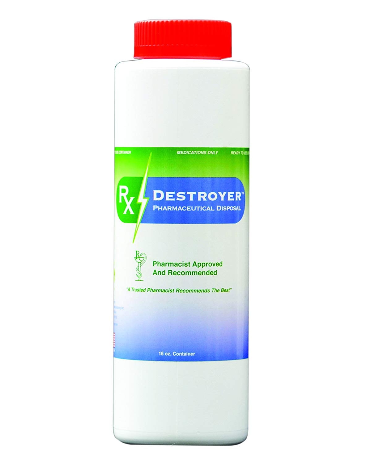 Rx Destroyer Pharmaceutical Disposal System RX16, 16 Ounces, 1 Each