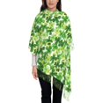 thumbnail image 3 of Lsque Happy St. Patrick's Day Pattern Women's Traditional Scarf Wrap Tassel Shawl Fringes Neck Head Shawl Retro Scarf, 3 of 8