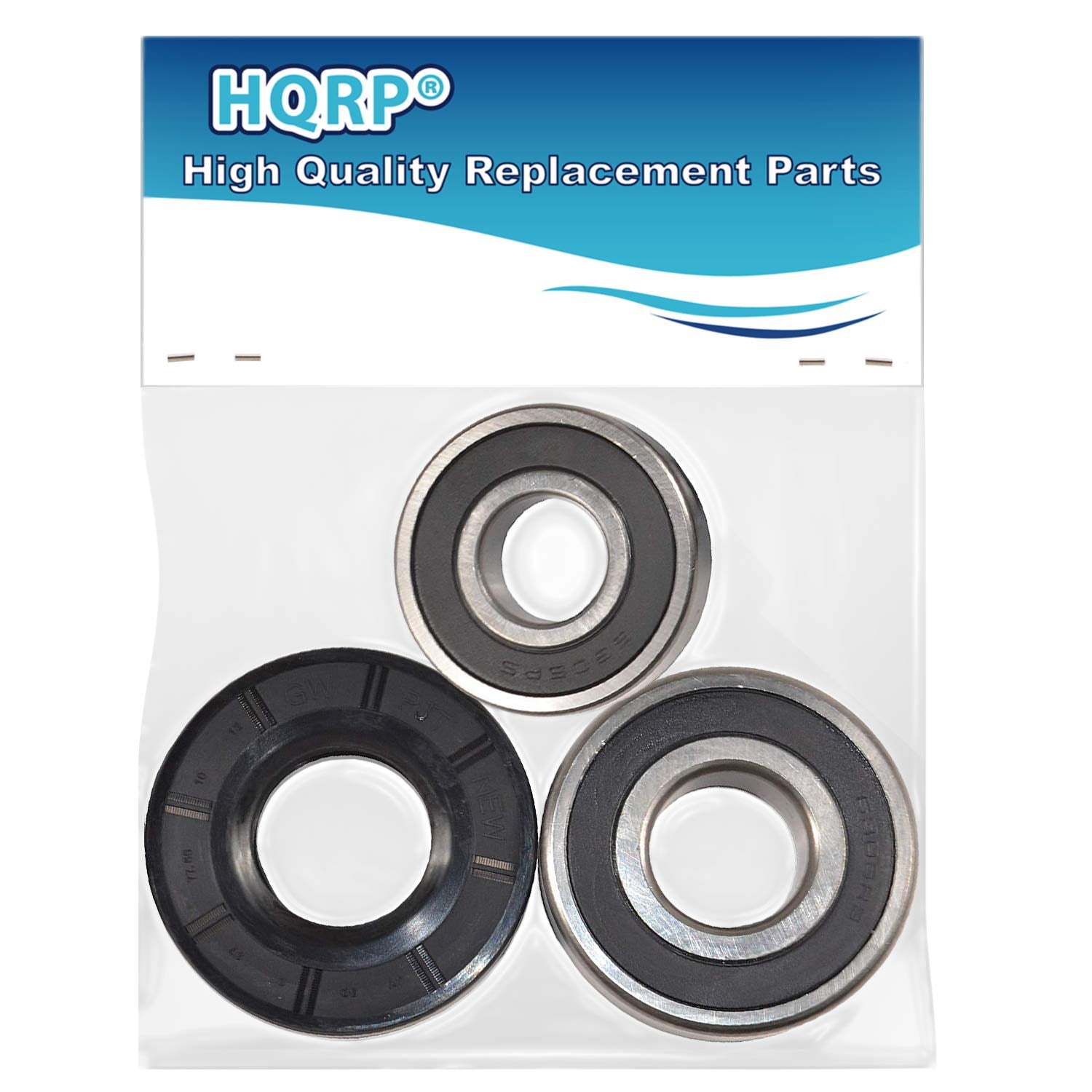 HQRP Bearing & Seal Kit for Whirlpool Duet Sport WFW8200TW01 WFW8300SW0 Washer 