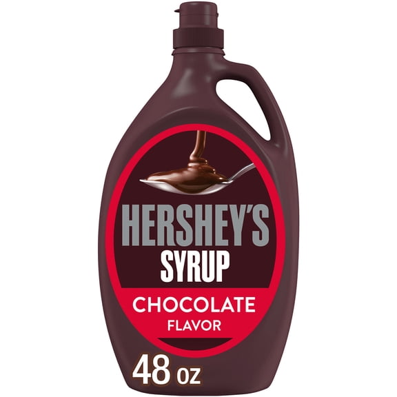 Hershey's Chocolate Flavored Syrup, Bulk Bottle 48 oz