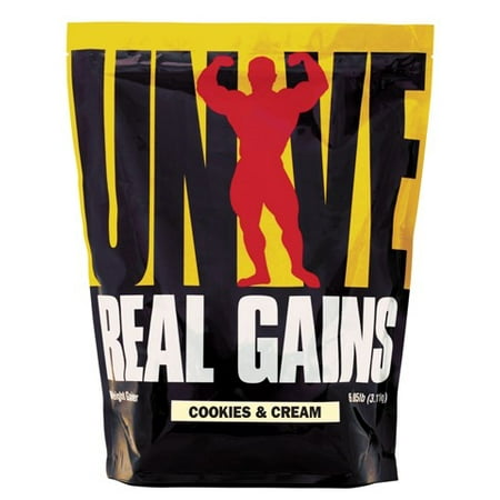 - Universal Nutrition Real Gains Cookie N Cream, 6.85 Lbs