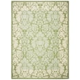 thumbnail image 2 of Safavieh Courtyard Dani Bordered Indoor/Outdoor Area Rug, Olive/Natural, 8' x 11', 2 of 9