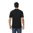thumbnail image 5 of Zfeel Short Sleeve T-Shirt for Men - S Size | 100% Polyester Shirt, 4 Pack Black Color Crew Neck Tee, 5 of 5
