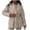 Beige, variant on Women's Quilted Jacket Mid Length Fashion Solid Color Casual Padded Coat Warm Cold Protection Long Sleeve Parkas
