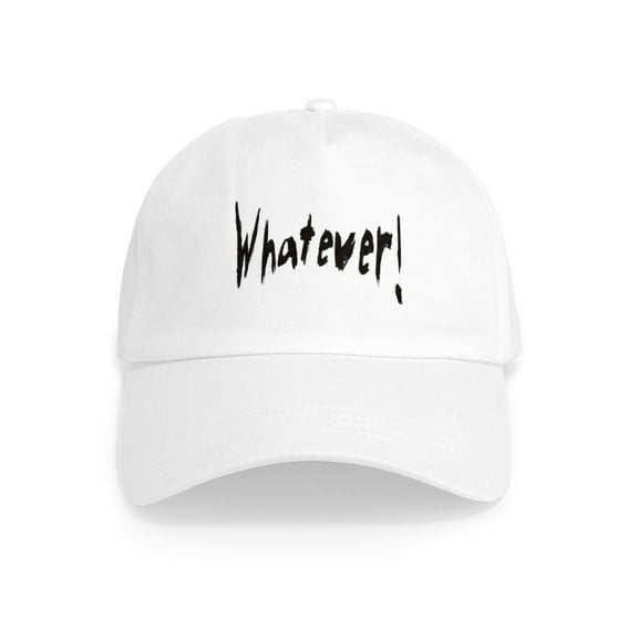 CafePress - Whatever! Cap - Adjustable 100% Brushed Unisex Casual Cotton Baseball Cap, Beige, 1